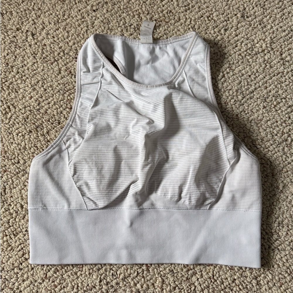 Lululemon Athletica white  Sports Bra
